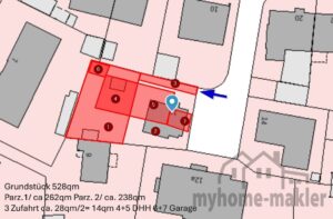 DHH Aufteilung_Schweinau Zufahrt