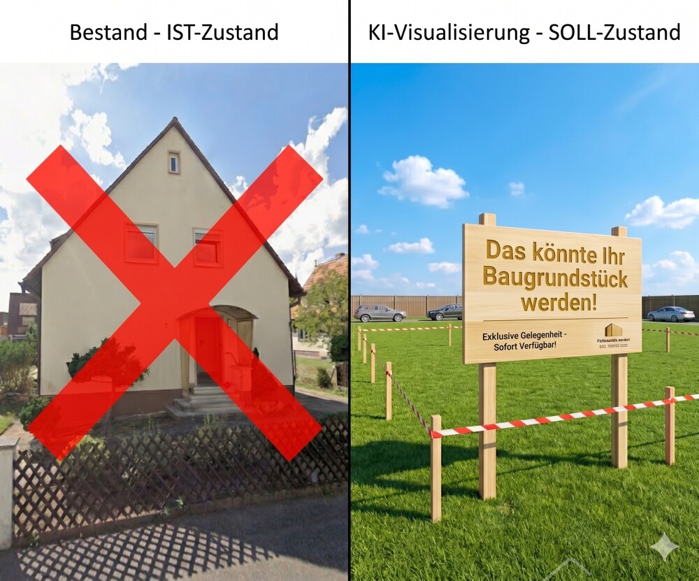 Baugrundstück Stein Vorher-Nachher 003