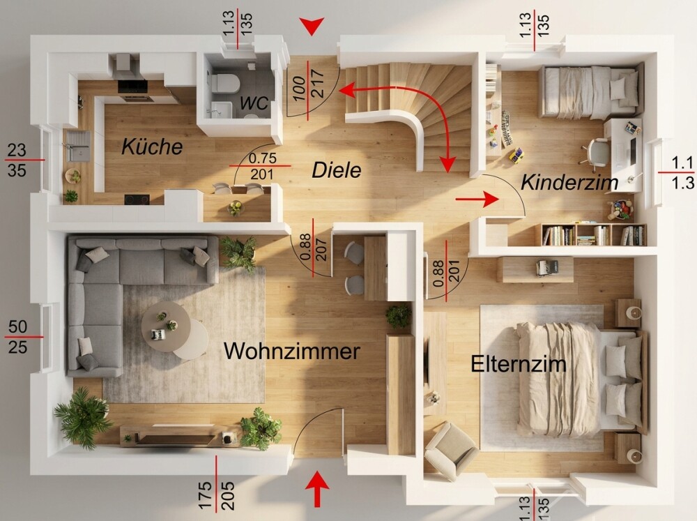 Grundriss EFH EG Alterlangen 002