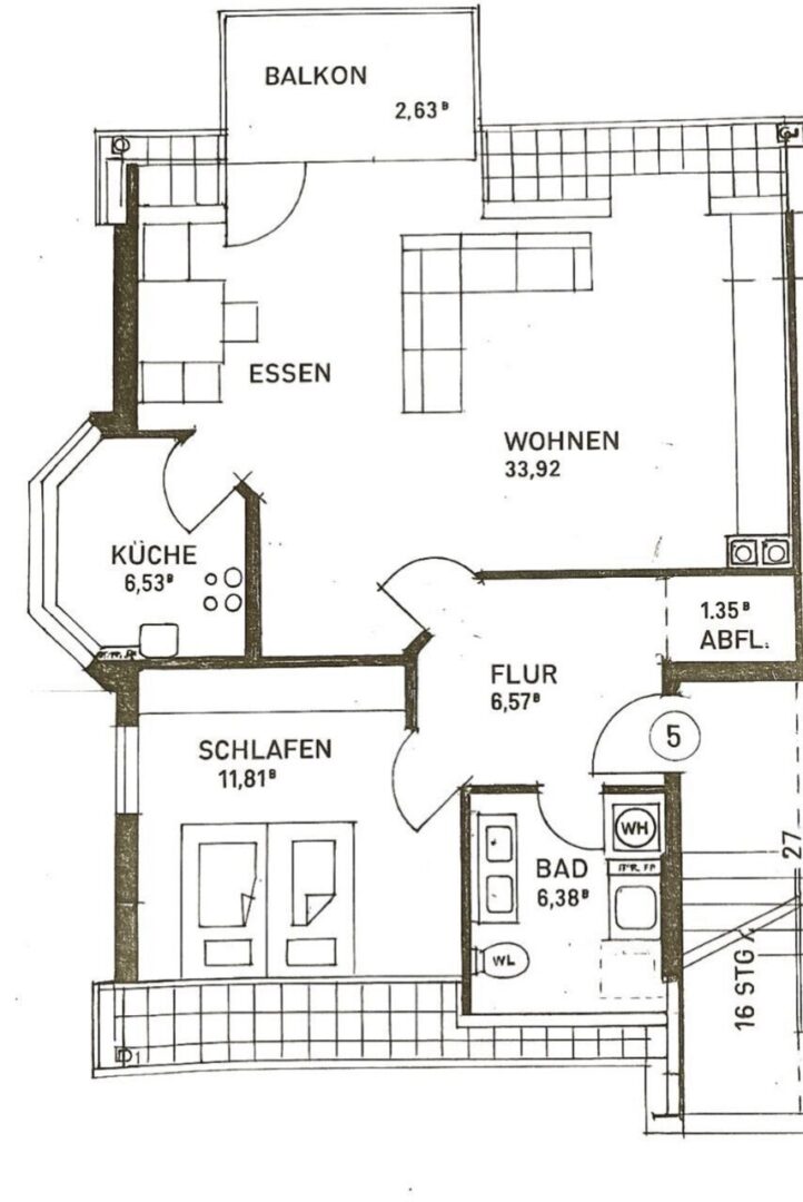 8.1 Grundriss Wohnung