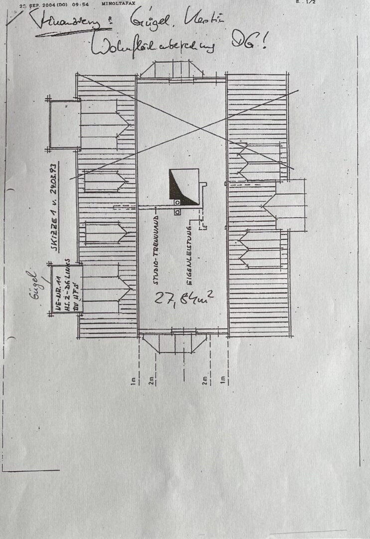8. Grundriss Dach
